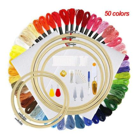 Cross Thread 50 Colors 100 Colors 150 Colors Branch Thread Embroidery Thread