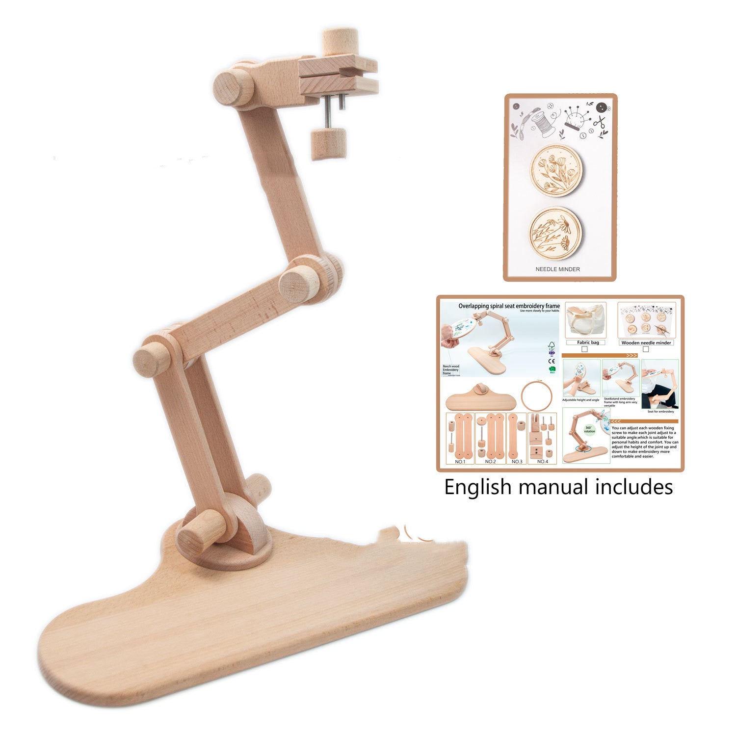 Multifunctional 4-layer Adjustable Telescopic Embroidery Stand - I Sew Need  It