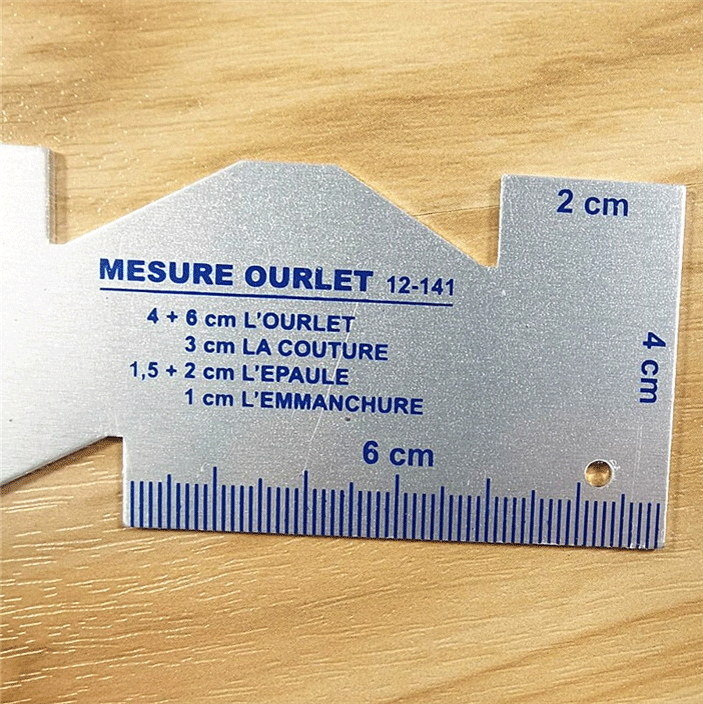 Measuring Gauge Quilting Ruler